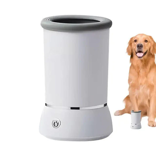 AUTOMATIC DOG PAW WASHER AUTOMATIC CLEAN PET PAWS USB WASH MACHINE REMOVE DUST DIRT HAIR COMFORTABLE PAW WASHER